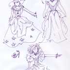 Vampire Masquerade! Costume Sketches – round one!