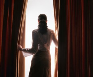 Juliette by the window