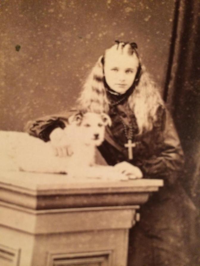 Girl with Dog
