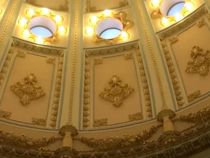 As pretty as a birthday cake inside of the California State Capitol Building