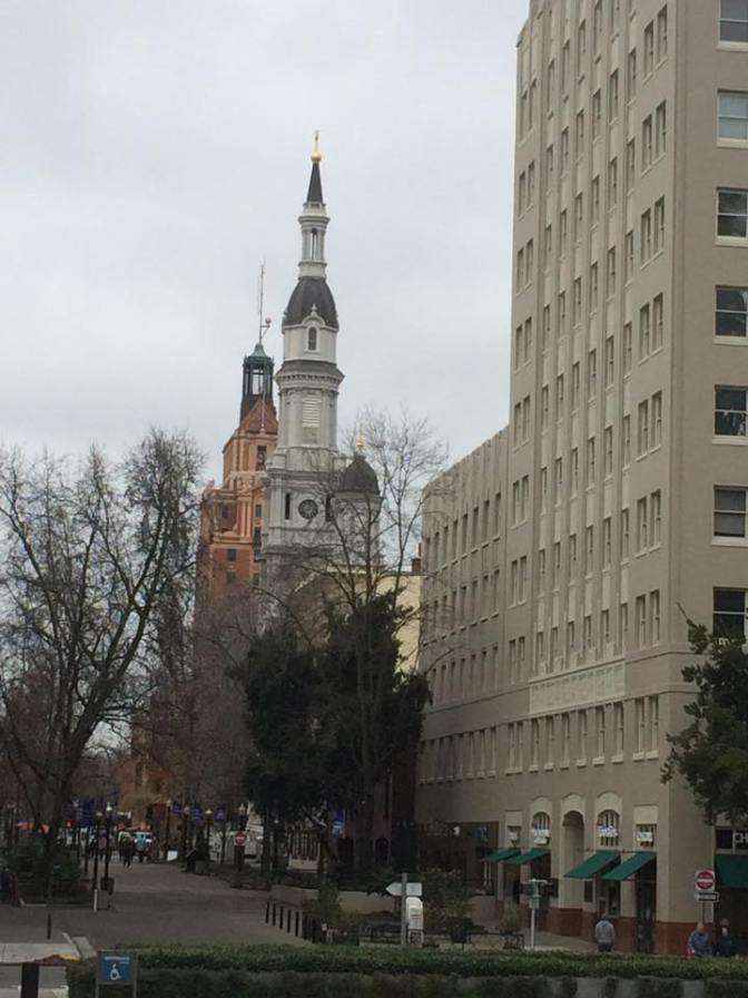 Downtown Sacramento from the Capitol Building