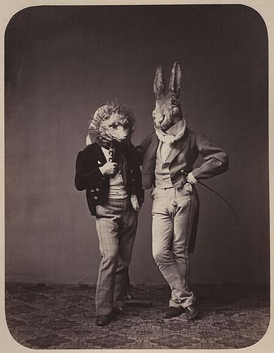 vintage-halloween-costumes-fox-and-hare