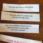 Burning Question #29: Fortune Cookie